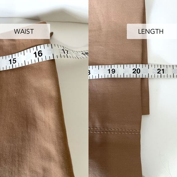 BLUMARINE Classic Cotton Pencil Skirt in Tan Size I46/US10 - Picture 10 of 11